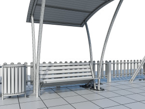 children playground forest house 3D Model
