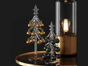 stylish christmas decor 3D Model