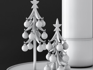 stylish christmas decor 3D Model
