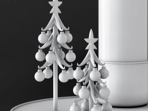 stylish christmas decor 3D Model
