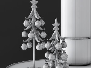 stylish christmas decor 3D Model