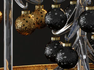 stylish christmas decor 3D Model