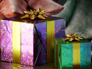 cute christmas decor 3D Model