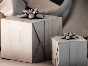 cute christmas decor 3D Model