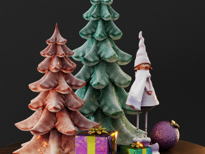 cute christmas decor Modelo 3D