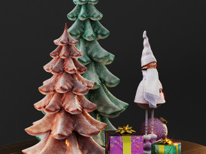 cute christmas decor Modelo 3D