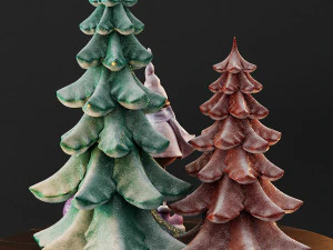 cute christmas decor 3D Model