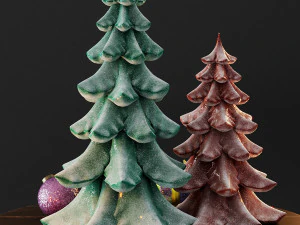 cute christmas decor 3D Model