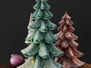 cute christmas decor 3D Model