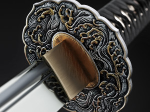 katana japanese sword 3D Model