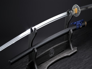 katana japanese sword 3D Model