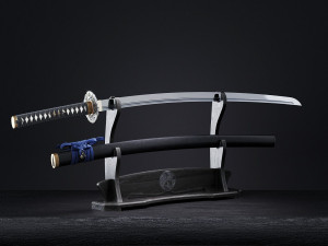 katana japanese sword 3D Model