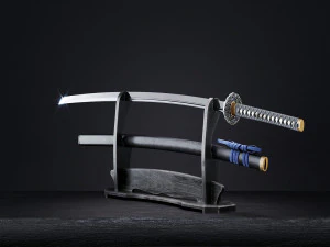 katana japanese sword 3D Model