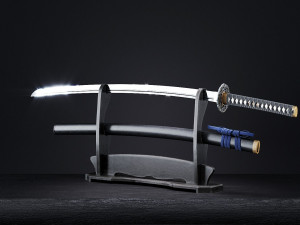katana japanese sword 3D Model