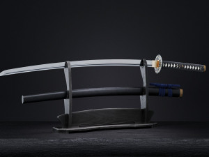 katana japanese sword 3D Model