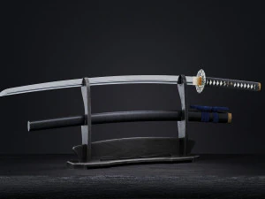 katana japanese sword 3D Model