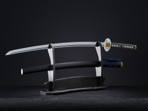 katana japanese sword 3D Model