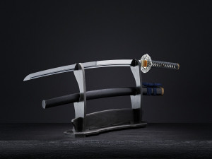 katana japanese sword 3D Model