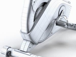 exercise bike hop-sport flex hs-200h and bonus Modelo 3D