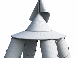 children rope playground Modelo 3D