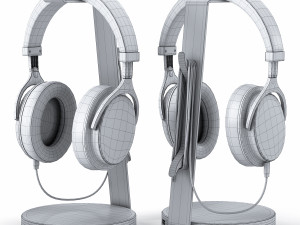 bluedio headphones on the stand satechi Modello 3D