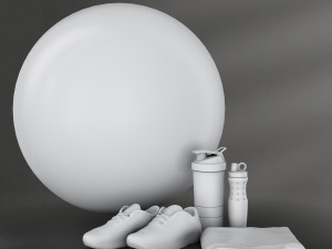 fitness set Modèle 3D