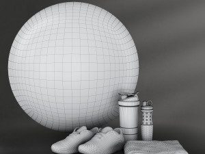 fitness set Modèle 3D