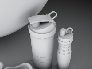 fitness set Modèle 3D
