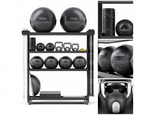 fitness set technogym skilltools kit 3D Model