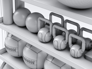 fitness set technogym skilltools kit 3D Модель