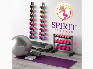 excellent fitness set 3D Model