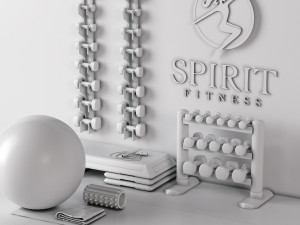 excellent fitness set 3Dモデル
