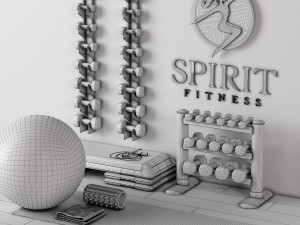 excellent fitness set 3Dモデル