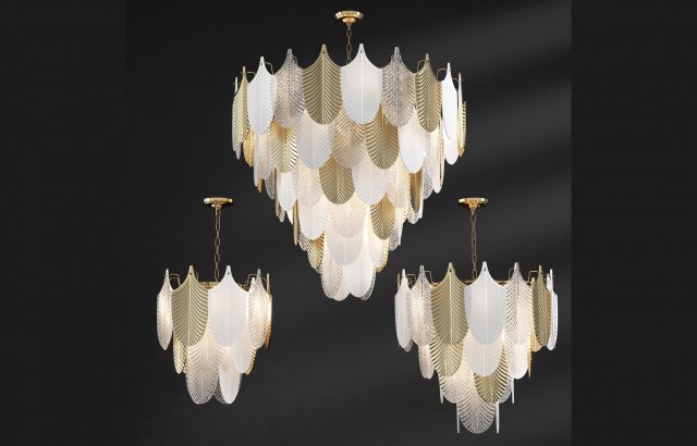 abelia chandelier loft-concept Modelo 3D .c4d .max .obj .3ds .fbx .stl .blend 