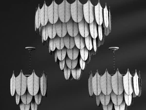 abelia chandelier loft-concept 3D Model