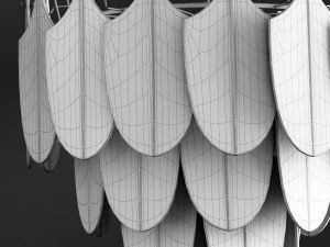 abelia chandelier loft-concept 3D Model