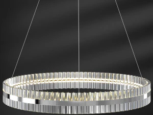 chandelier belted ring loft-concept 3D Model
