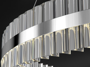 chandelier belted ring loft-concept Modelo 3D