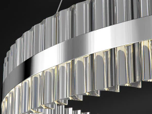 chandelier belted ring loft-concept 3D Model