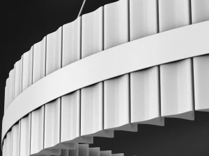 chandelier belted ring loft-concept 3D Model