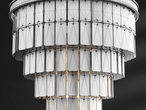 chandelier fantine ceiling loft-concept 3D Model