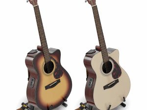 guitar set for stage 3D Model
