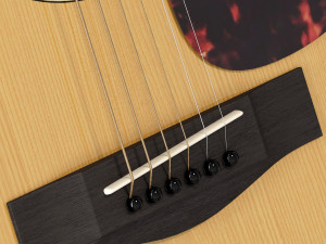 guitar set for stage Modelo 3D