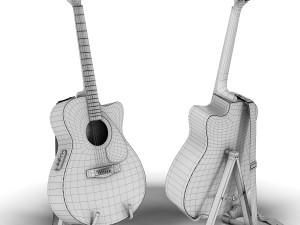 guitar set for stage Modelo 3D