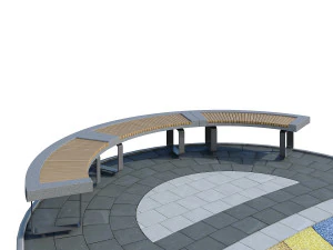 large children playground complex 3D Model