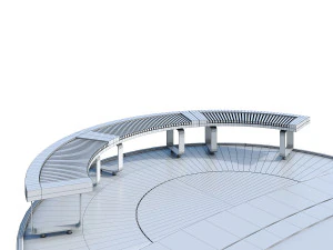 large children playground complex 3D Model