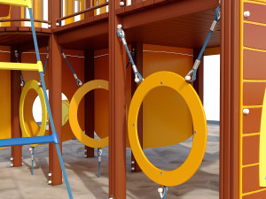 children playground sea schooner Model 3D