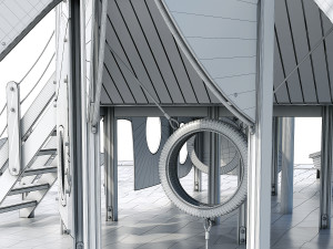 children playground sea schooner Model 3D