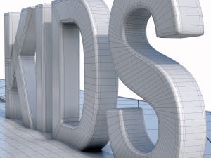 children playground with rope web Modelo 3D