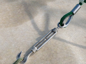 children playground with rope web Modelo 3D
